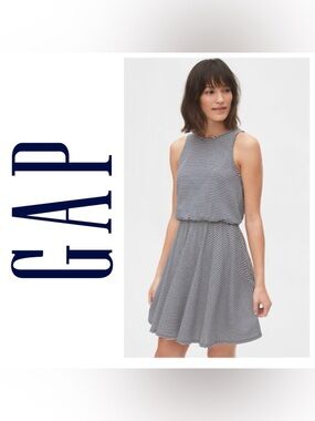 GAP Striped Sleeveless flowy Dress